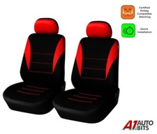 Avant Rouge Siège-auto Housses Tissu Protecteurs Pour Opel Corsa Astra Insignia
