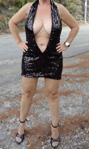Robe courte trés sexy noir - courte,