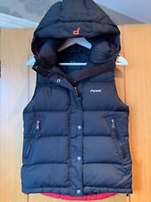 PEAK PERFORMANCE Faye Down Hooded Puffer Gilet Size XS Bodywarmer Ski Outdoors