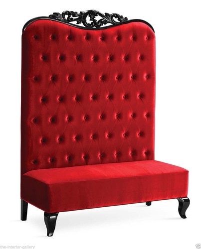 Chaise high back sofa double - high,