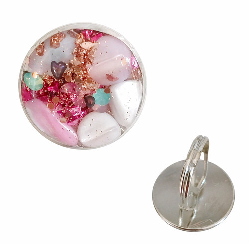 Bague ronde avec - ronde,