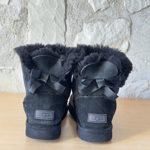 Ugg mini bailey bow noir - mini,