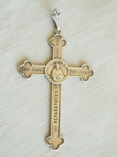Croix pendentif ancien - croix, argent