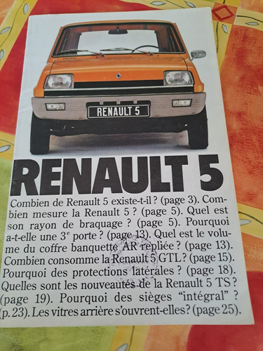 Brochure renault 1977 - renault,