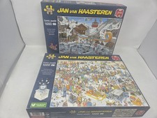 Jan Van Haasteren The Winter Games & Futureproof Fair 2 x 1000 Pc Puzzle