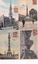 Lot de 4 cartes postales