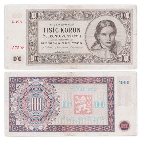 1000 korun 1945 - 1000,