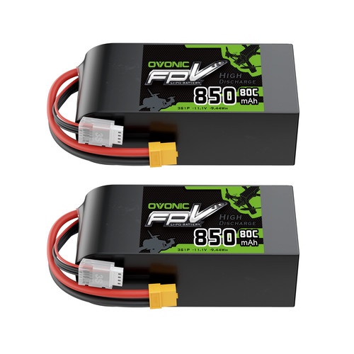 Ovonic 80c 3s 850mah - 2x,