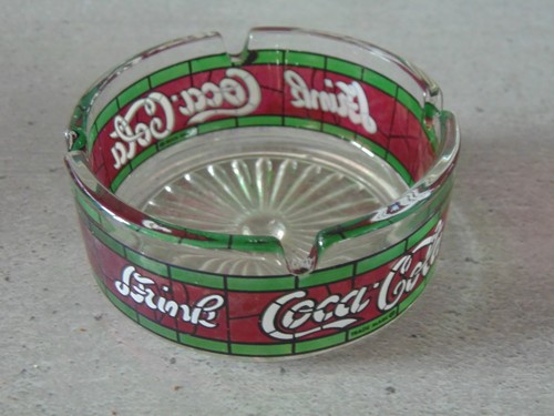 Cendrier publicitaire coca - cendrier,