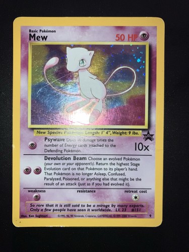 Carte pokémon mew promo - carte, black