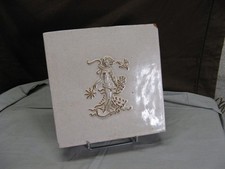 Very nice embossed ceramic plate manufacture Pottelberg Belgium