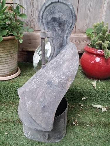 Ancienne girouette zinc - girouette,