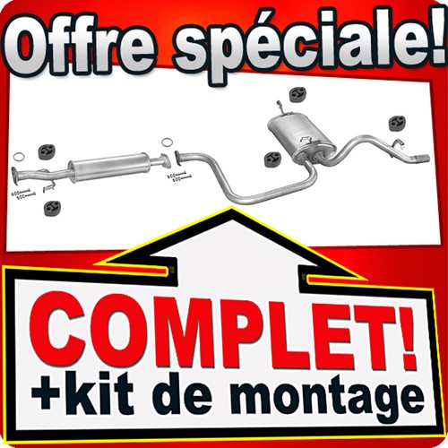 Ligne pot échappement pour - ligne,