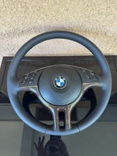 Volant BMW OEM  Sport, E46, E39, Refait à Neuf en Cuir Véritable 3375e461,