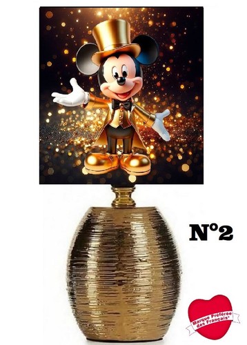 Lampe chevet mickey - lampe,