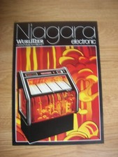 flyer de juke box Wurlitzer: NIAGARA