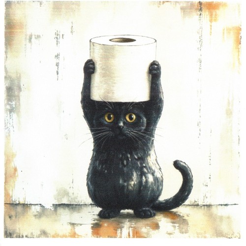 Serviettes papier chat et - serviettes,