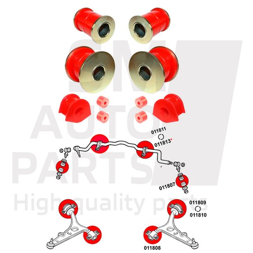 Kit silentblocs suspension - de,