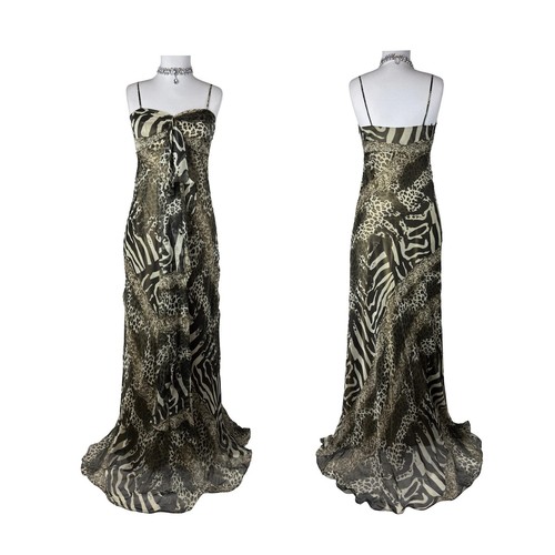 Robe maxi vintage imprimée