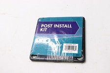 Post Install Kit Railings Deck Balusters Black Interior Exterior Metal 73014098