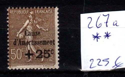 France neuf 267a caisse - **,