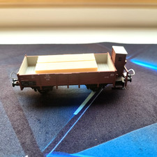 ROCO/PIKO GERMAN DB 4-WHEEL OPEN WAGON #671112 (WITH TIMBER LOAD) UNBOXED HO