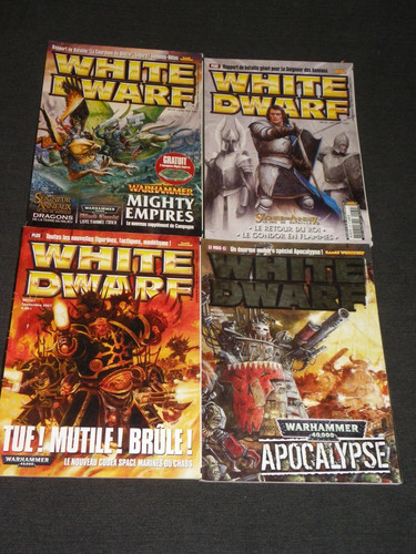 Lot magazines white dwarf fr - magazines,