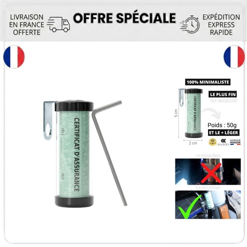 Porte vignette assurance moto - porte,