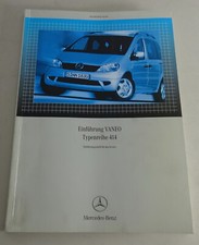 Shop manual introductory letter Mercedes Benz Vaneo W414 stand 01/2002
