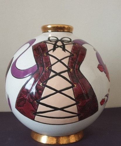 Longwy très joli vase - longwy,,
