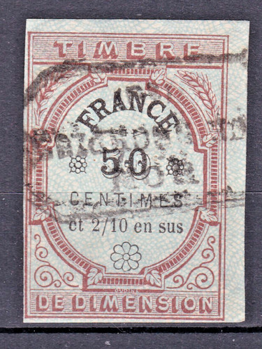 Timbre france fiscaux - france,