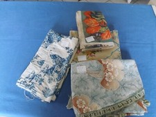 lot de 4 morceaux de tissus