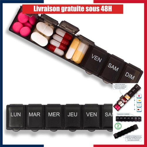 Pilulier semainier jours - pilulier,