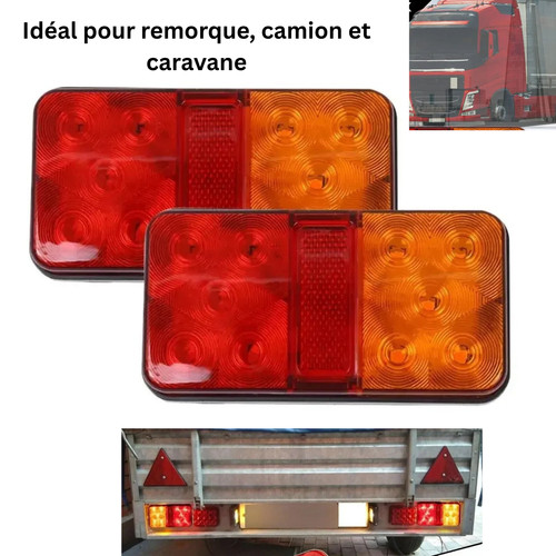 Feux arriere led 12v - feux,