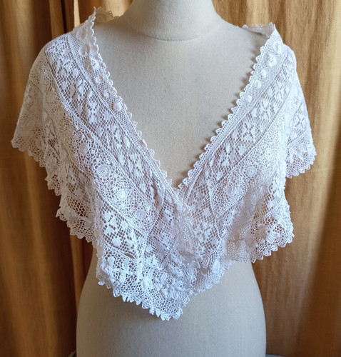 Dentelle ancienne châle - ancienne, ,