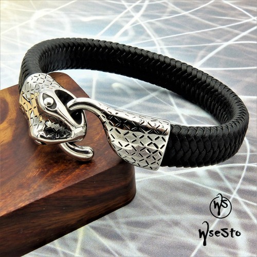 Bracelet wsesto serpent - bracelet, cuir