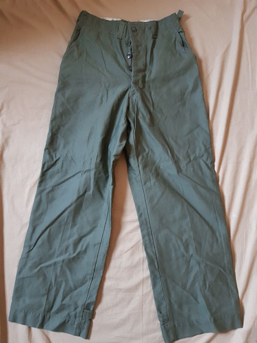 Pantalon m43 toile kaki od7 - us,
