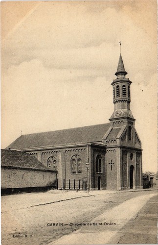 Cpa carvin chapelle - cpa, de
