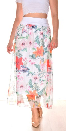 Longue jupe taille haute - taille,