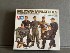Maquette Militaire Figurine Soldat German Tank Crew At Rest Tamiya 1/35