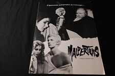 MALPERTUIS ! orson welles sylvie vartan synopsis presse cinema 1972