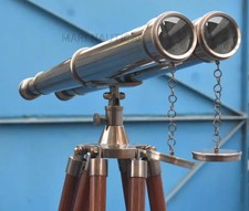 Jumelles anciennes en laiton