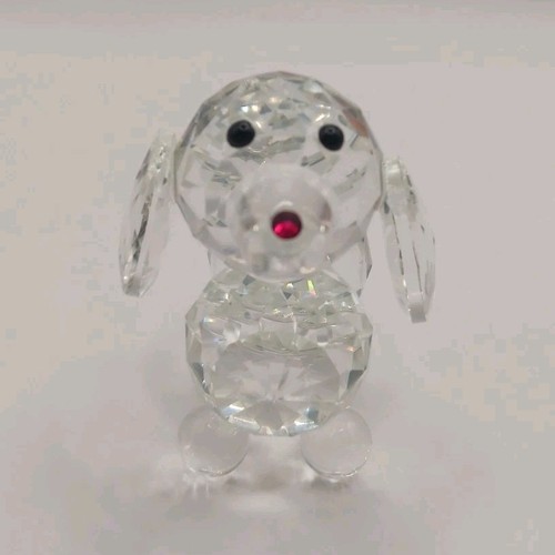 Figurine chien verre cristal - chien, verre/cristal