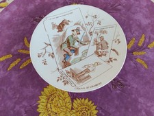 Assiette Parlante Polychrome