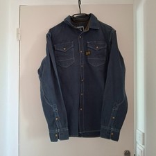 Chemise homme en jean bleu