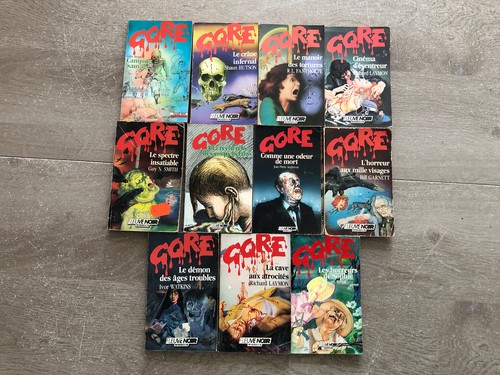 Lot livres gore fleuve noir - gore,