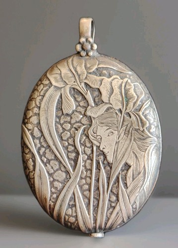 Joli pendentif miroir - pendentif,