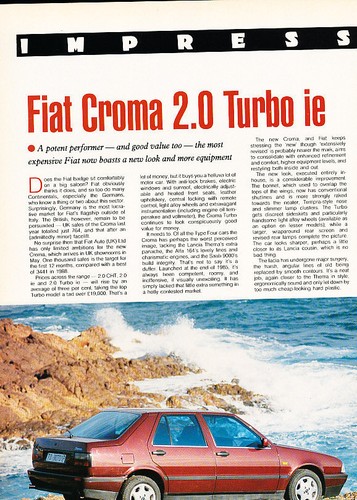 1991 fiat croma - croma,