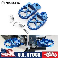 CNC Footrest Foot Pegs For Yamaha YZ250F YZ450F WR450F YZ125 YZ250 YZ250FX 450FX
