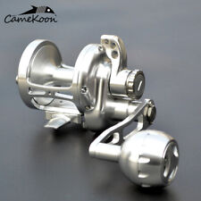 CAMEKOON Conventional Saltwater Lever Drag Surf Fishing Full Metal Trolling Reel